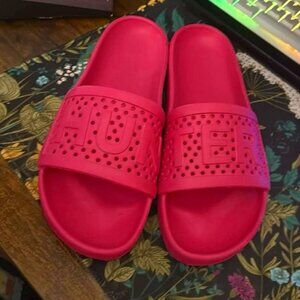 Hunter Women's Original Lightweight Moulded Slide Sandals, Pink Size 6 NEW
